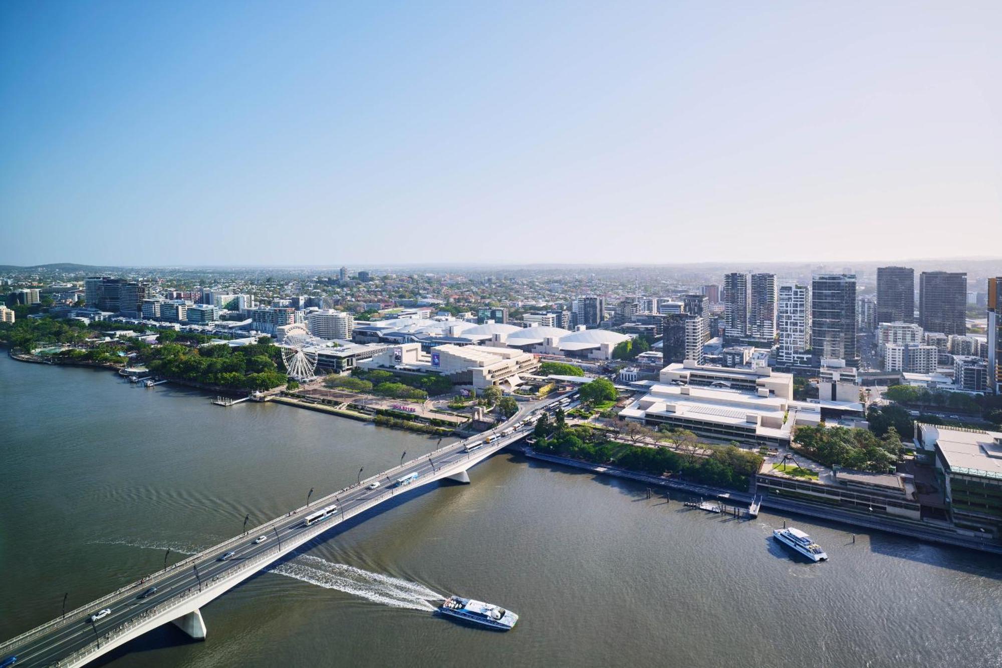 Hotel W Brisbane Exterior foto Aerial view of the proposed Brisbane International Pool